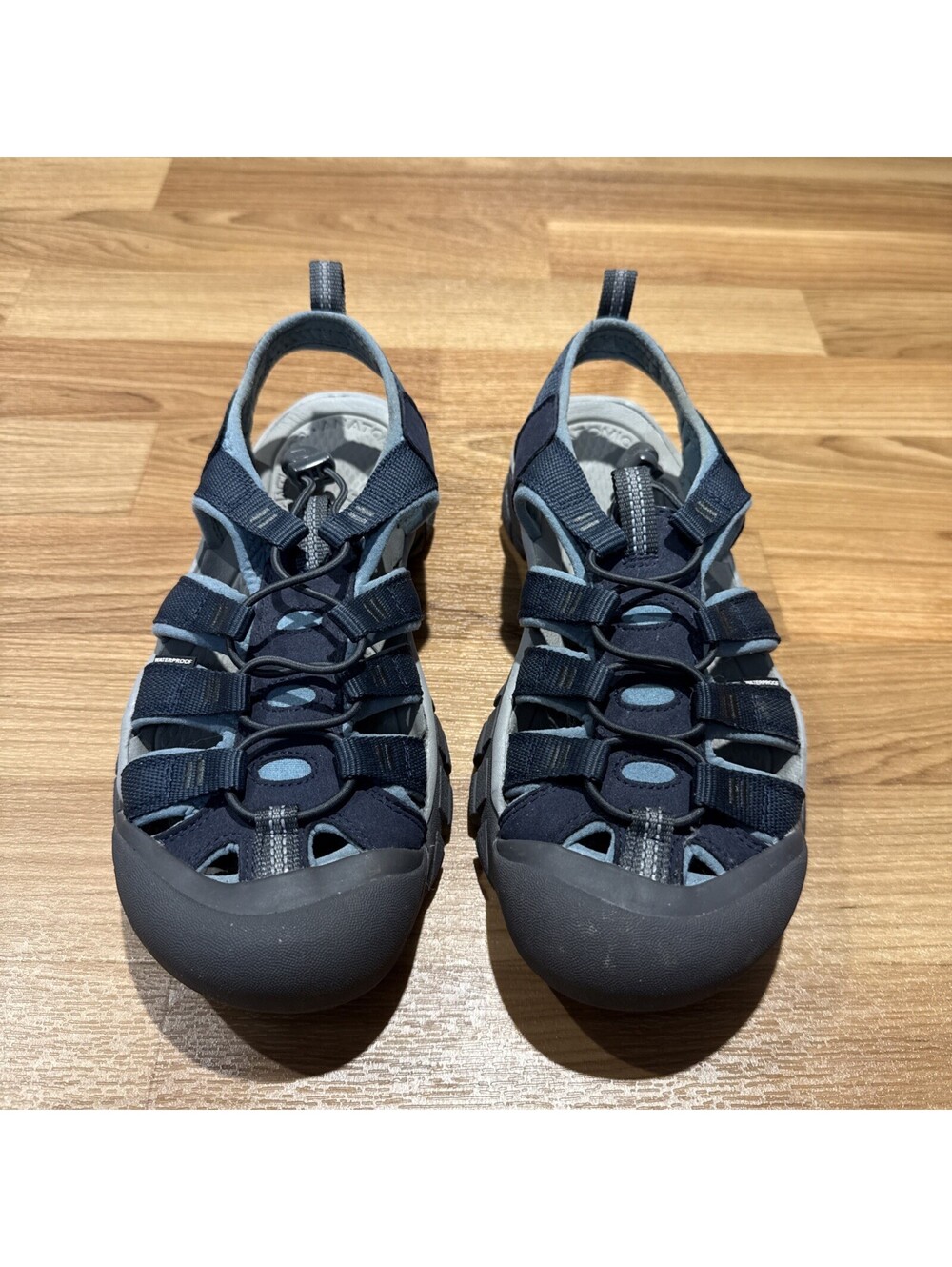 KEEN NEWPORT H2 Hiking Water River Sandals Navy/Smoke Blue Wm's SZ 8.5